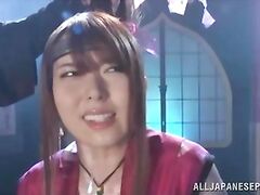 Horny Yui Hatano likes role playing during sex - Japanese Cosplay.