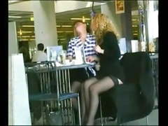 Two Lesbians Waiting at French Airport by TROC