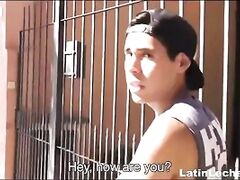 young amateur latino twink fucked for payment from stranger pov