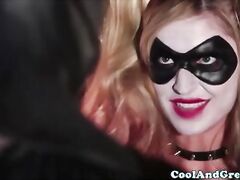 Harley Quinn ready for her favorite superhero to fuck her