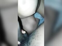 fat thot gives head in car