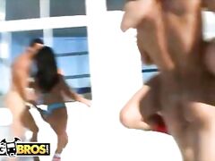 BANGBROS - Alexis Texas and Mariah Milano Get Their Huge Asses Banged On Butt Parade!