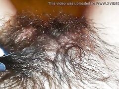 Super hairy bush hairy pussy fetish video underwater close up