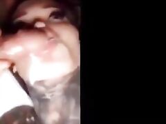 Beautiful thot shemale  sucking cock with passion in a cumpilation