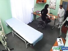 Doctor checks out sexy patient thoroughly