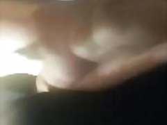 Stroking my cock with precum