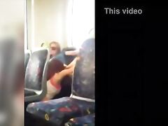 Lesbians caught in public bus