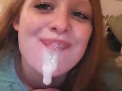 Best cumshot in mouth compilation