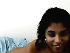 Dusky beauty Sandhya’s leaked Skype show.