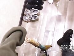 ASMR the best Oral to Delivery Guy, Cum Drained out of his Dick and Balls - SadAndWet ASMR