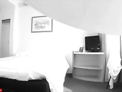 Recorded with hidden cam playing with the cucumber and fucking. SAN022