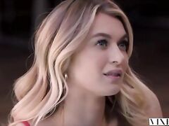 Two stunningly beautiful blondes in share a cock