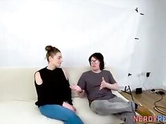 Yorkshire nerd cum sprays Brit’s face